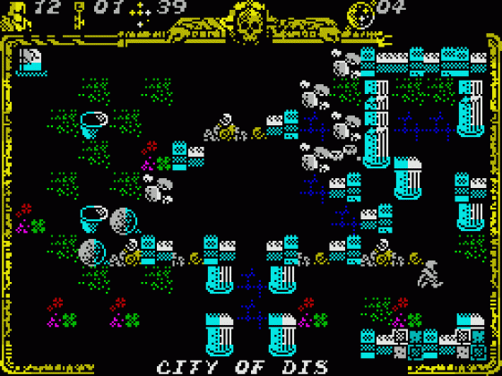 Godkiller 2: Exile (English Version) Screenshot 32 (Spectrum 128K)