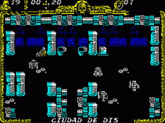 Godkiller 2: Exile (Spanish Version) Screenshot 10 (Spectrum 128K)