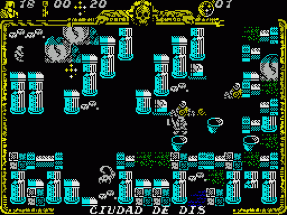 Godkiller 2: Exile (Spanish Version) Screenshot 16 (Spectrum 128K)