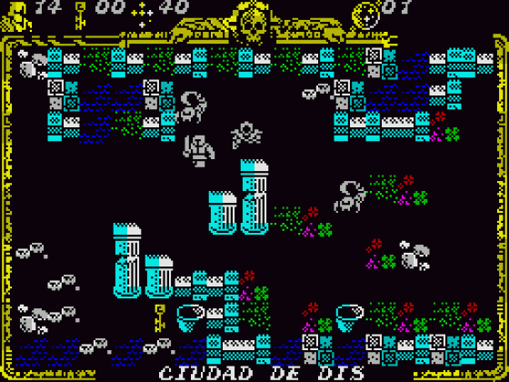 Godkiller 2: Exile (Spanish Version) Screenshot 24 (Spectrum 128K)