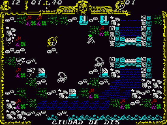 Godkiller 2: Exile (Spanish Version) Screenshot 25 (Spectrum 128K)