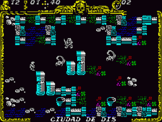 Godkiller 2: Exile (Spanish Version) Screenshot 26 (Spectrum 128K)