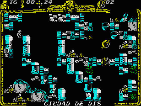 Godkiller 2: Exile (Spanish Version) Screenshot 29 (Spectrum 128K)