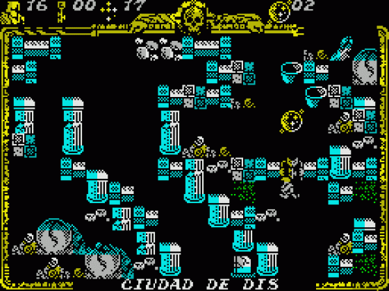 Godkiller 2: Exile (Spanish Version) Screenshot 31 (Spectrum 128K)