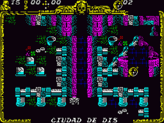 Godkiller 2: Exile (Spanish Version) Screenshot 38 (Spectrum 128K)