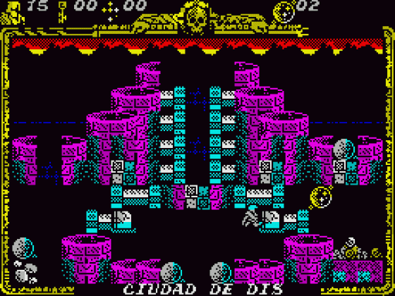 Godkiller 2: Exile (Spanish Version) Screenshot 39 (Spectrum 128K)