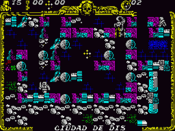 Godkiller 2: Exile (Spanish Version) Screenshot 41 (Spectrum 128K)