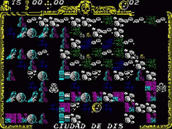 Godkiller 2: Exile (Spanish Version) Screenshot 43 (Spectrum 128K)