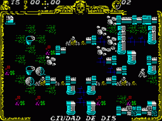 Godkiller 2: Exile (Spanish Version) Screenshot 45 (Spectrum 128K)