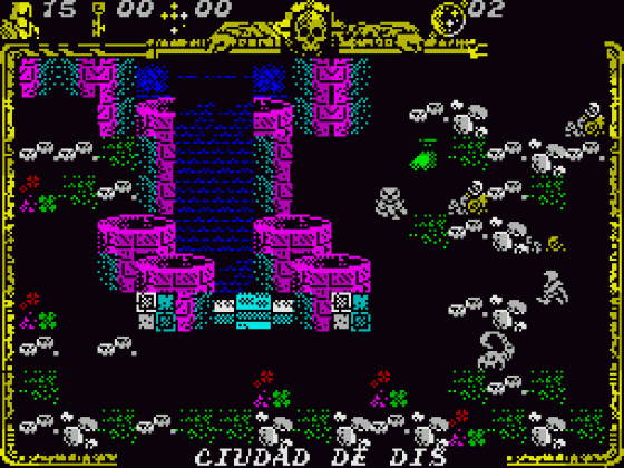 Godkiller 2: Exile (Spanish Version) Screenshot 46 (Spectrum 128K)