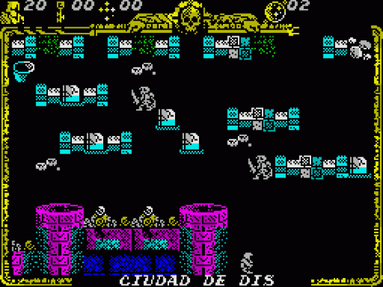 Godkiller 2: Exile (Spanish Version) Screenshot 47 (Spectrum 128K)