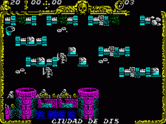 Godkiller 2: Exile (Spanish Version) Screenshot 49 (Spectrum 128K)