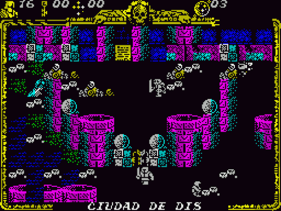 Godkiller 2: Exile (Spanish Version) Screenshot 51 (Spectrum 128K)