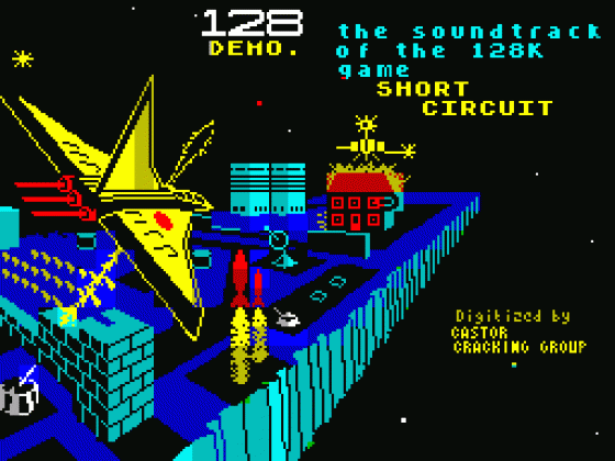 128 Demo Screenshot 1 (Spectrum 128K)