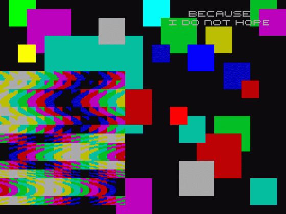 Lazarus Screenshot 1 (Spectrum 128K)