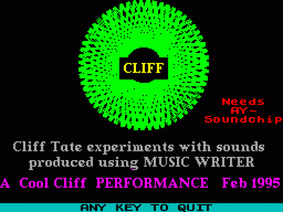 Cliff Demo Screenshot