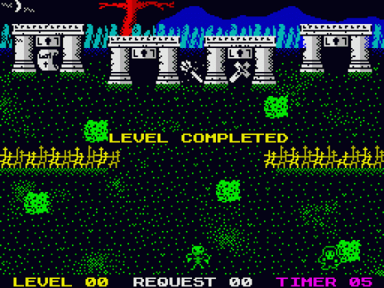 Request In Peace Screenshot 6 (Spectrum 128K)