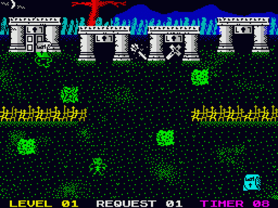 Request In Peace Screenshot 19 (Spectrum 128K)