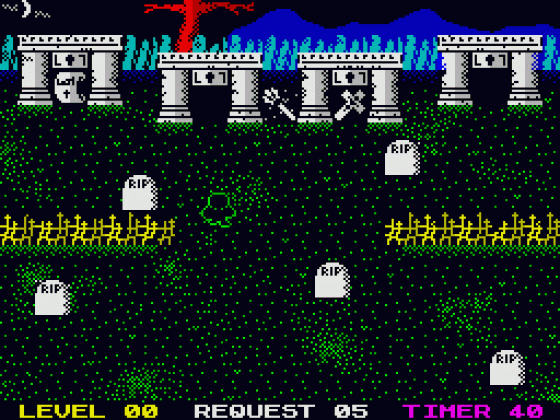 Request In Peace Screenshot 39 (Spectrum 128K)