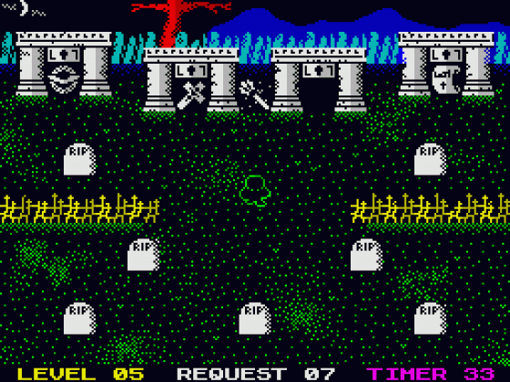 Request In Peace Screenshot 48 (Spectrum 128K)