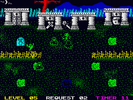 Request In Peace Screenshot 49 (Spectrum 128K)