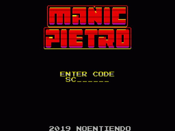 Manic Pietro Screenshot 20 (Spectrum 128K/+2)