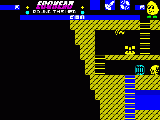 Egghead 5: Egghead Round The Med Screenshot 7 (Spectrum 128K)