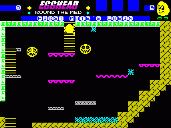 Egghead 5: Egghead Round The Med Screenshot 9 (Spectrum 128K)