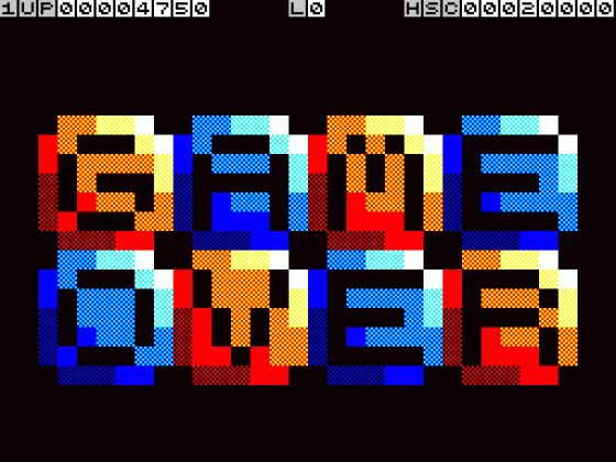 Splattr Screenshot 21 (Spectrum 128K)