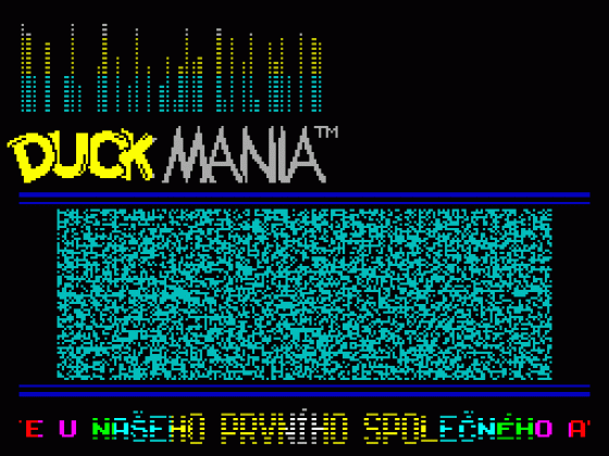 Duckmania Screenshot 1 (Spectrum 128K)