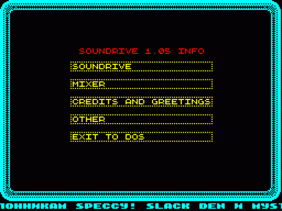 Soundrive Info