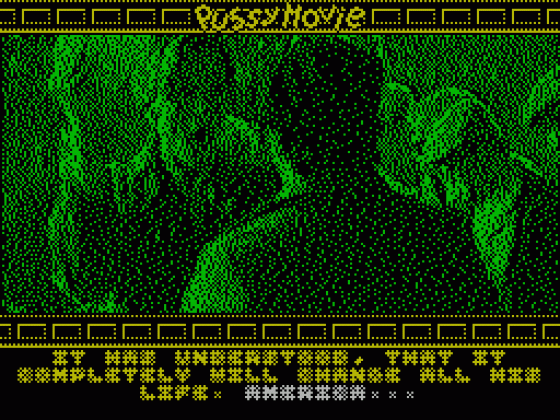 Pussy: Love Story from Titanic Screenshot 22 (Spectrum 128K)