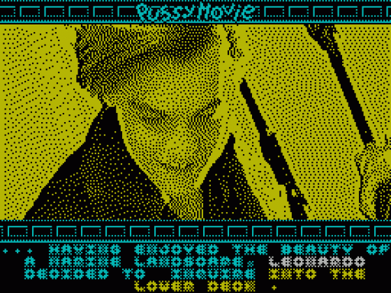 Pussy: Love Story from Titanic Screenshot 28 (Spectrum 128K)