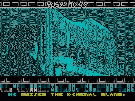 Pussy: Love Story from Titanic Screenshot 42 (Spectrum 128K)