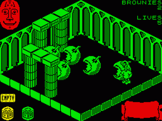 Sweevo's Whirled Screenshot 16 (Spectrum 128K)