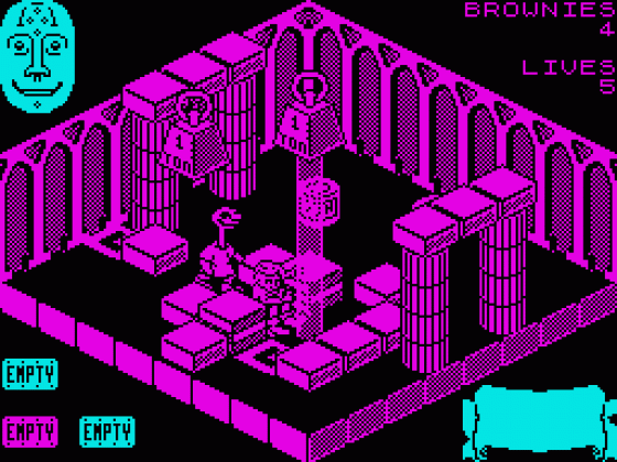 Sweevo's Whirled Screenshot 22 (Spectrum 128K)