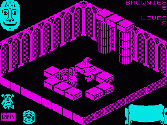 Sweevo's Whirled Screenshot 28 (Spectrum 128K)