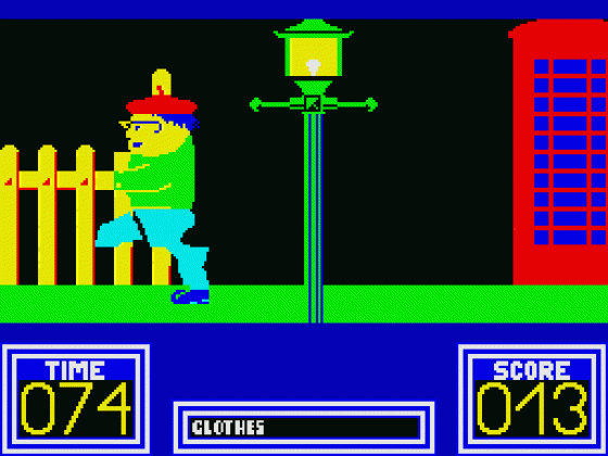 Benny Hill's Madcap Chase 2019 Screenshot 14 (Spectrum 128K)