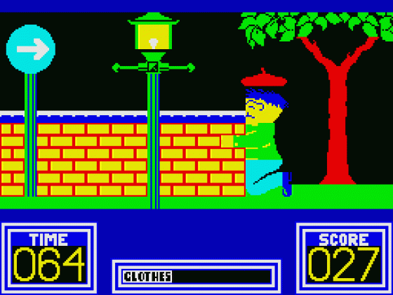 Benny Hill's Madcap Chase 2019 Screenshot 18 (Spectrum 128K)