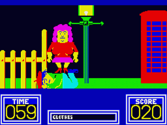 Benny Hill's Madcap Chase 2019 Screenshot 19 (Spectrum 128K)