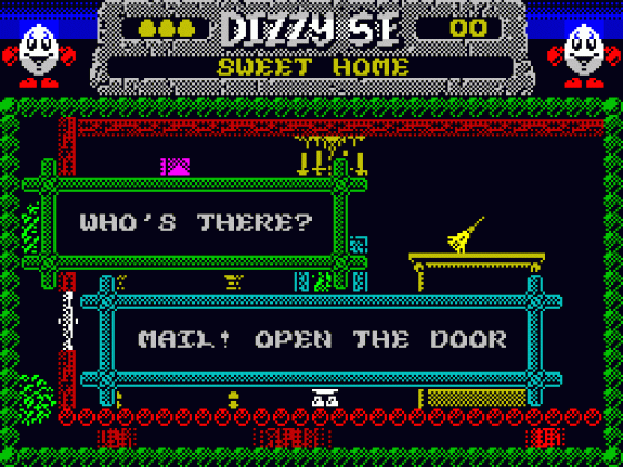 Dizzy And The Mystical Letter Screenshot 5 (Spectrum 128K)