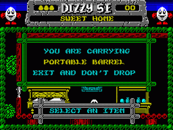 Dizzy And The Mystical Letter Screenshot 11 (Spectrum 128K)