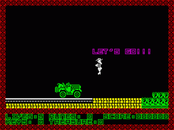 The Adventures of Jane Jelly: The Treasure of Hotmarmalade Screenshot 11 (Spectrum 48K/128K/+2/+3)