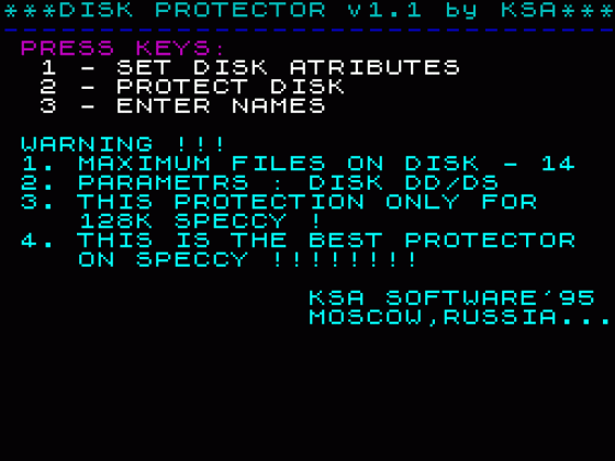 Disk Protector Screenshot