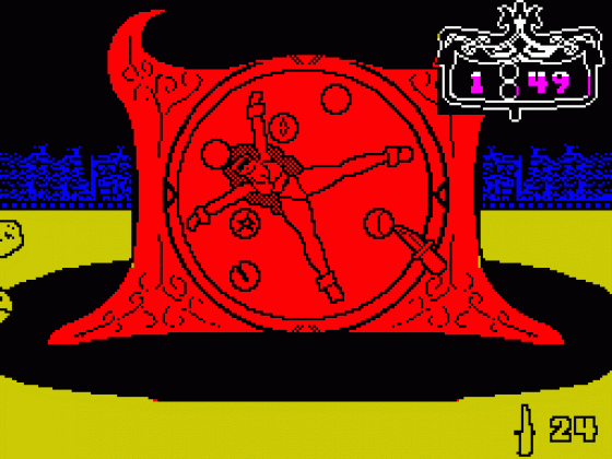 Fiendish Freddy's Big Top O' Fun Screenshot 17 (Spectrum 128K)