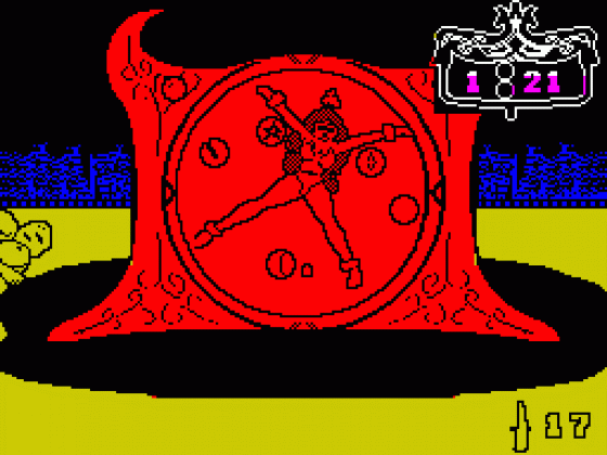 Fiendish Freddy's Big Top O' Fun Screenshot 18 (Spectrum 128K)