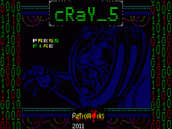 Cray 5 Screenshot 60 (Spectrum 128K)