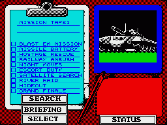 Battle Command Screenshot 10 (Spectrum 128K)