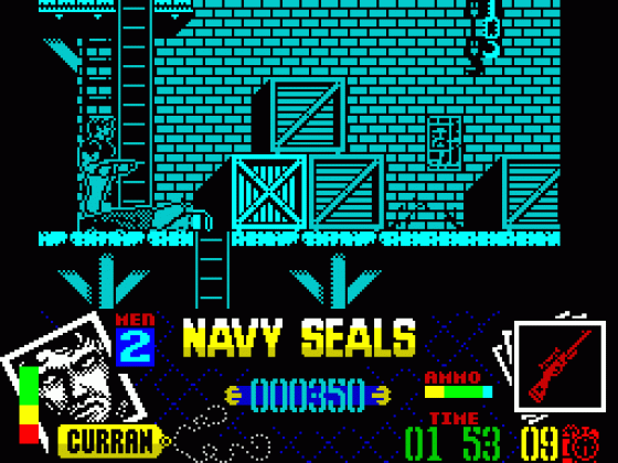 Navy Seals Screenshot 6 (Spectrum 128K)