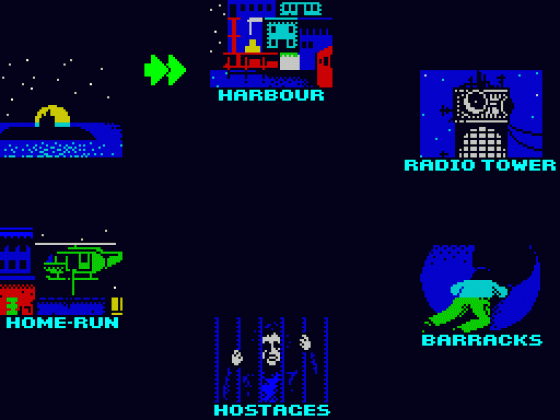 Navy Seals Screenshot 10 (Spectrum 128K)